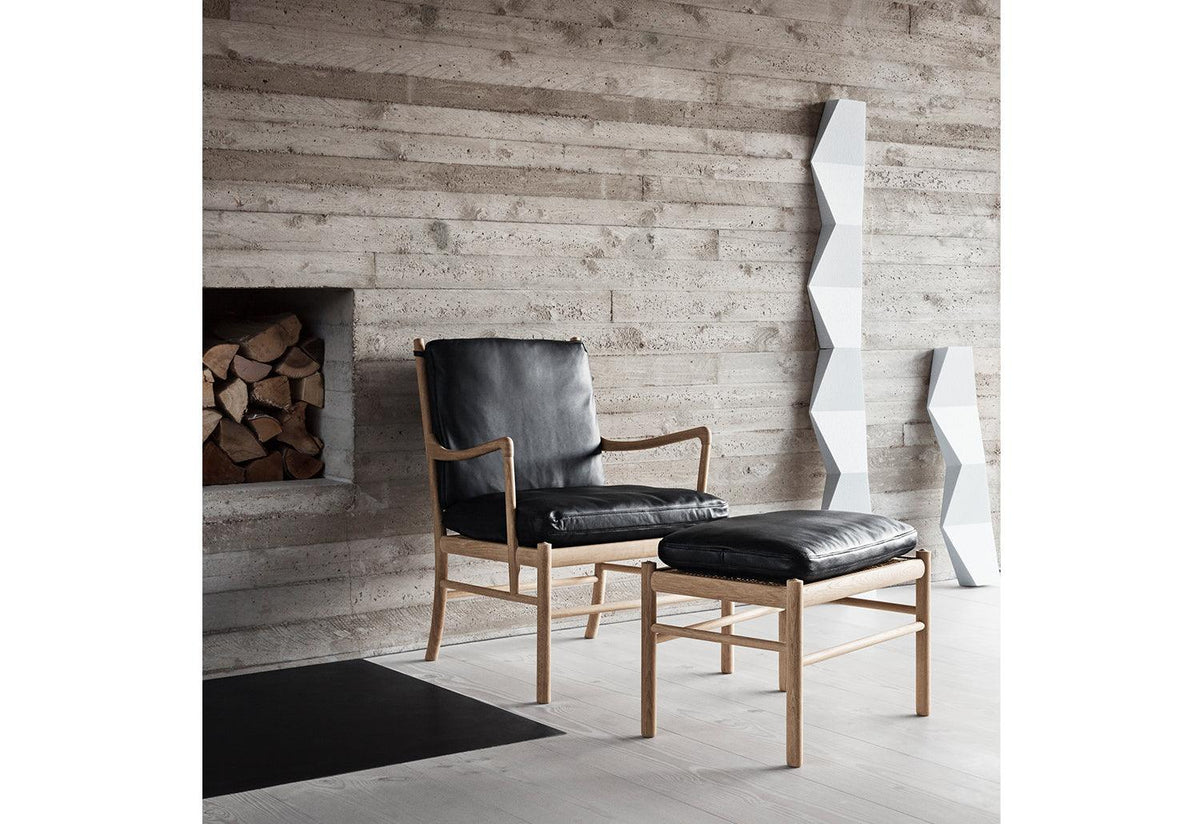OW149 Colonial Footstool, Ole wanscher, Carl hansen and son