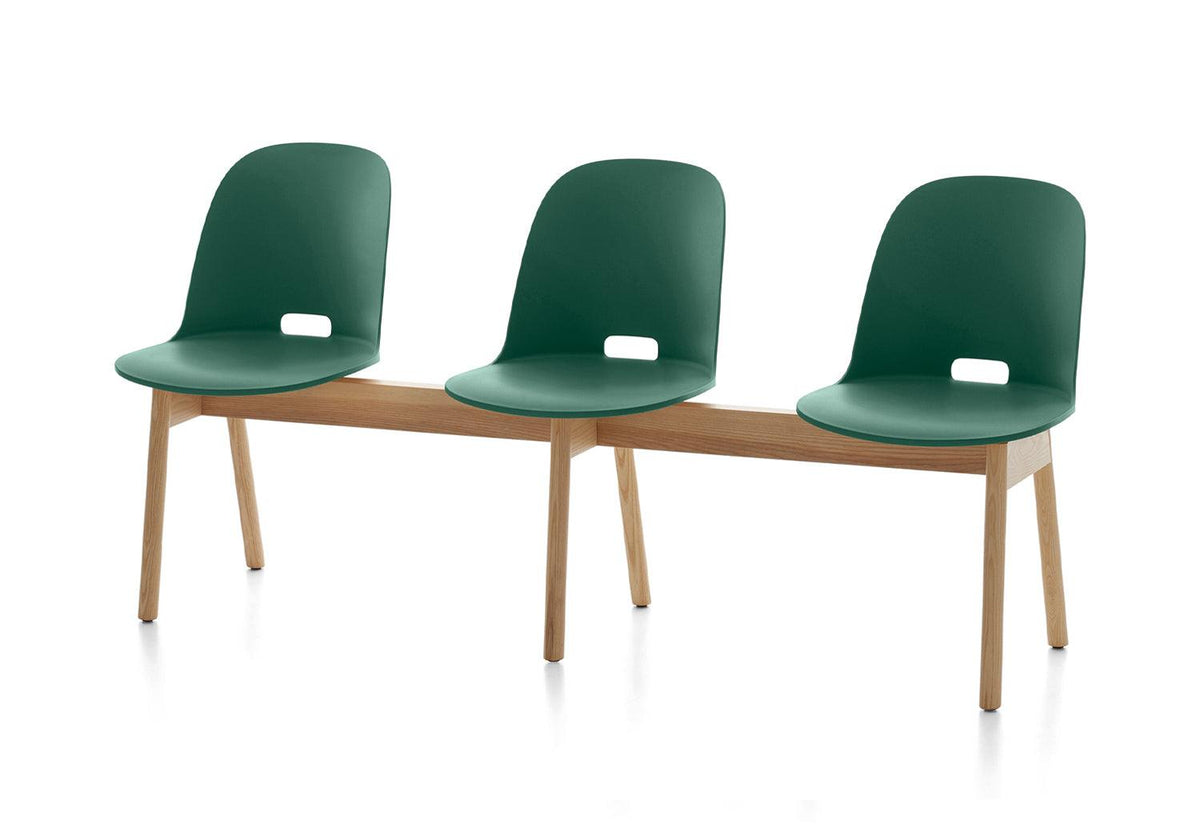 Alfi 3-Seat Bench, Jasper morrison, Emeco