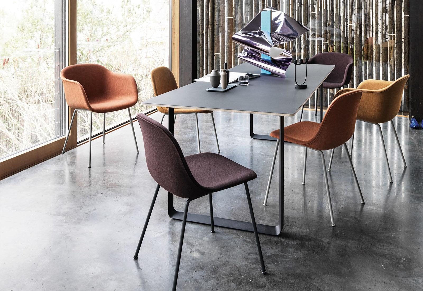Fiber Armchair Tube | Upholstered