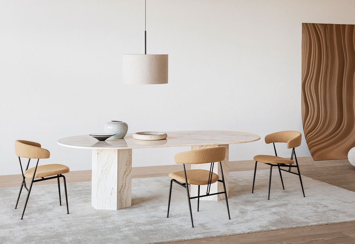 Violin Chair | Fully Upholstered, Gamfratesi, Gubi