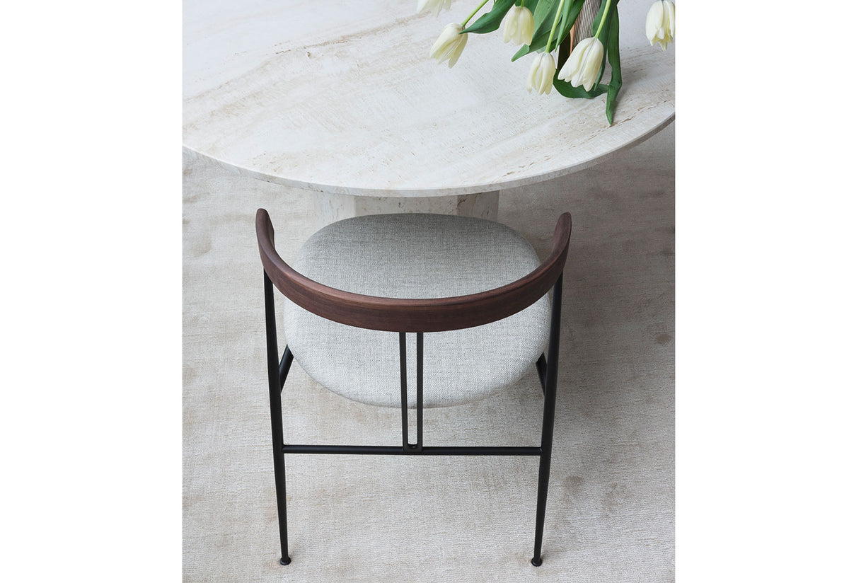 Violin Chair | Seat Upholstered, Gamfratesi, Gubi