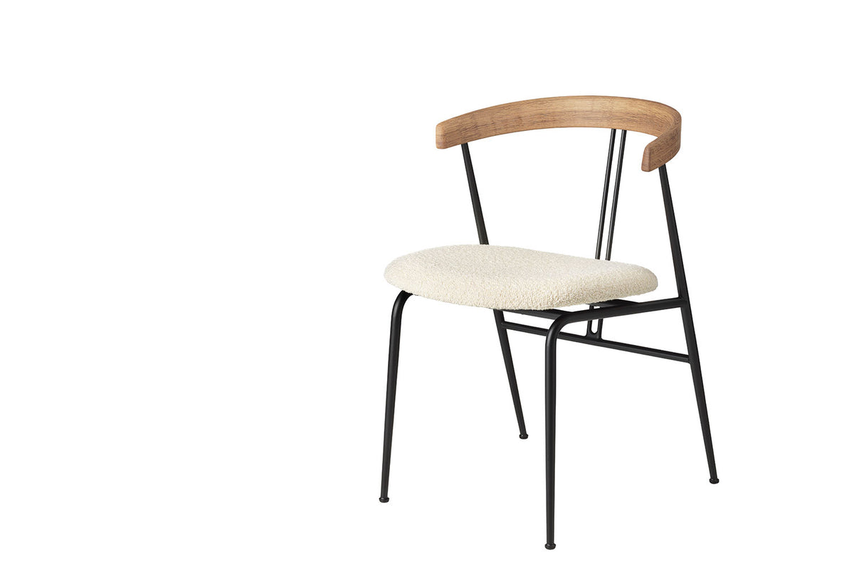 Violin Chair | Seat Upholstered, Gamfratesi, Gubi