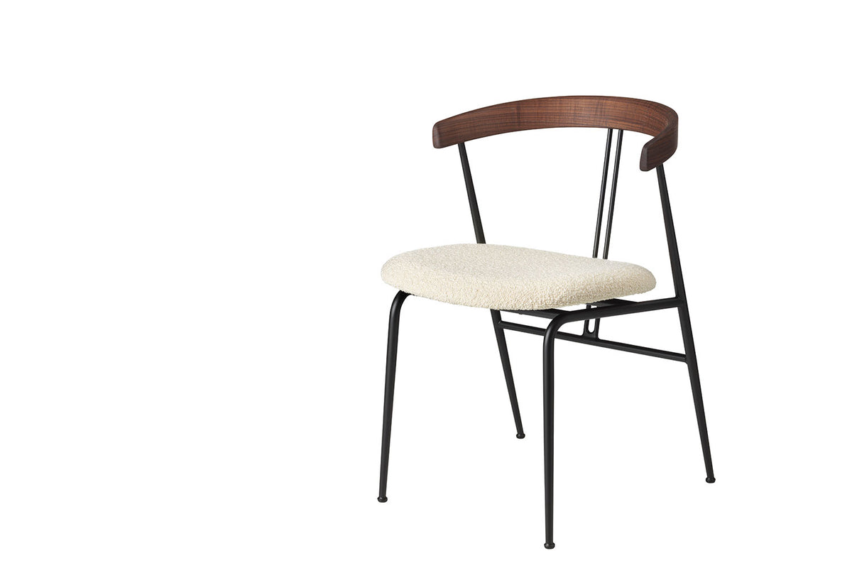Violin Chair | Seat Upholstered, Gamfratesi, Gubi