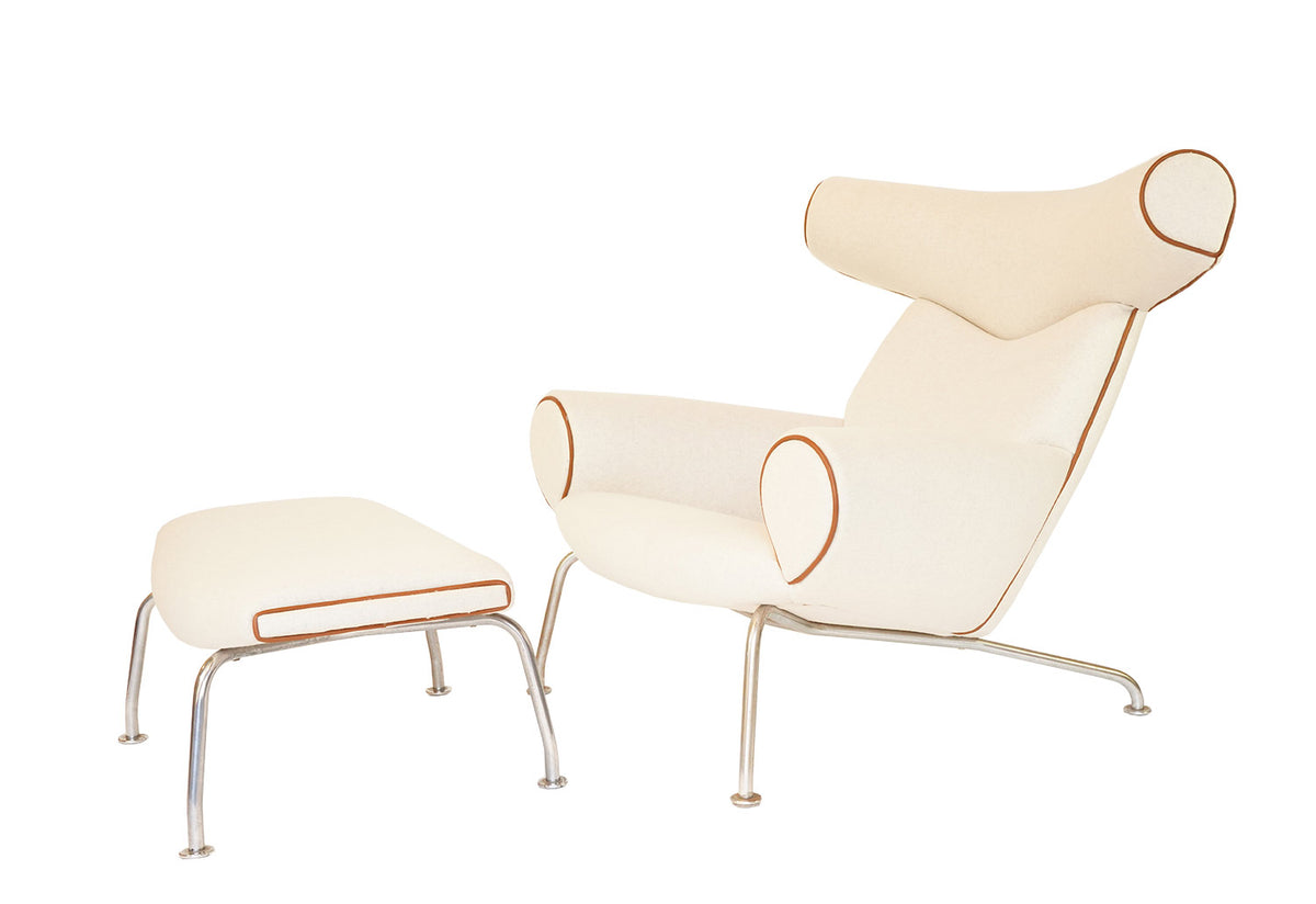 Hans Wegner | Ox Chair and Stool | 1960, Hans wegner