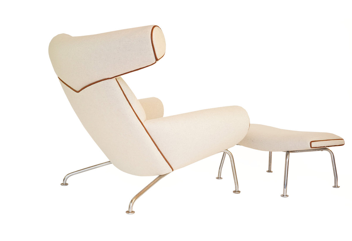 Hans Wegner | Ox Chair and Stool | 1960, Hans wegner