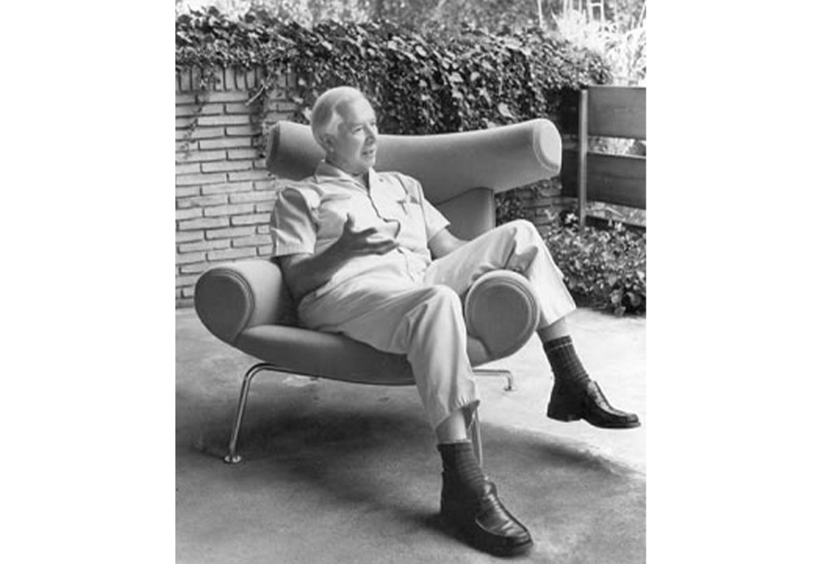Hans Wegner | Ox Chair and Stool | 1960, Hans wegner