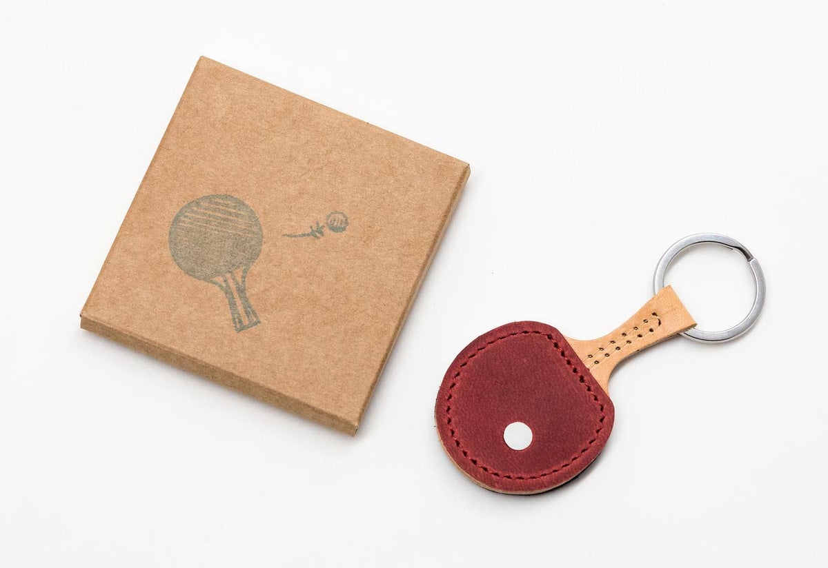 Ping Pong Leather Keyring, Herr pong berlin