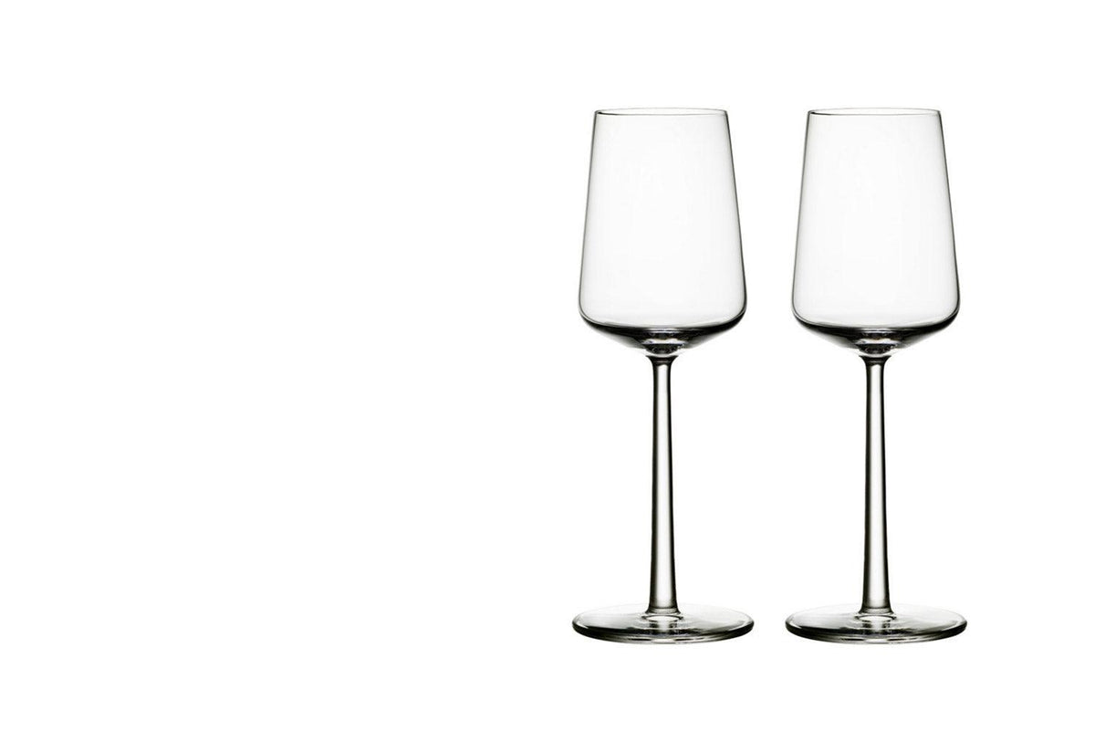 Essence white wine glasses, 2001, Alfredo haberli, Iittala