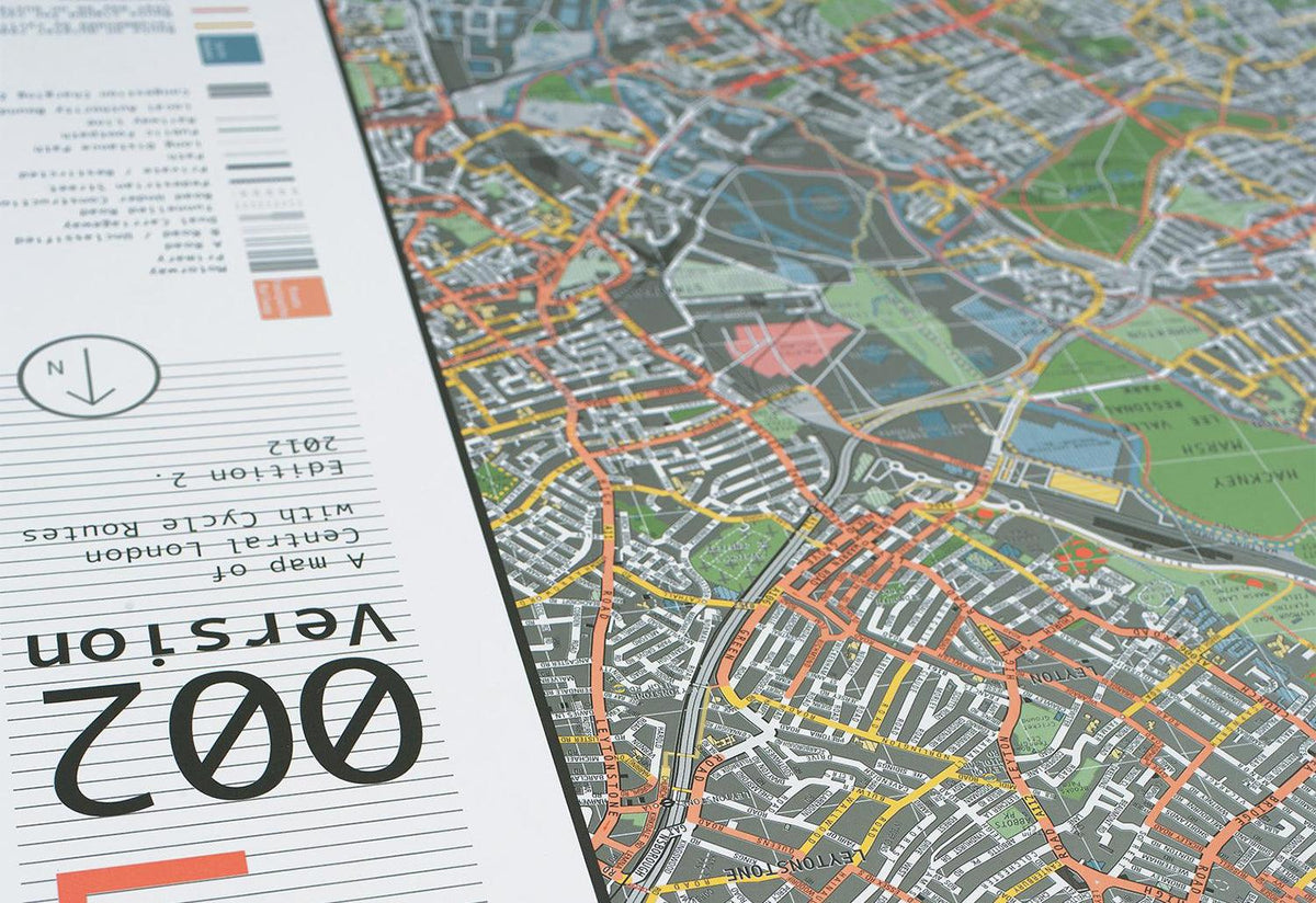 Large London Map, Marcus kirby, Future mapping co