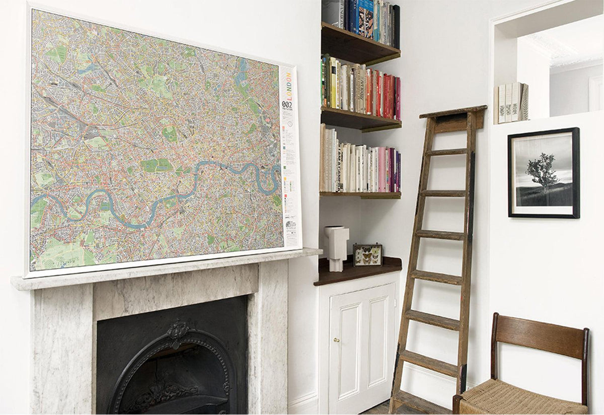 Large London Map, Marcus kirby, Future mapping co