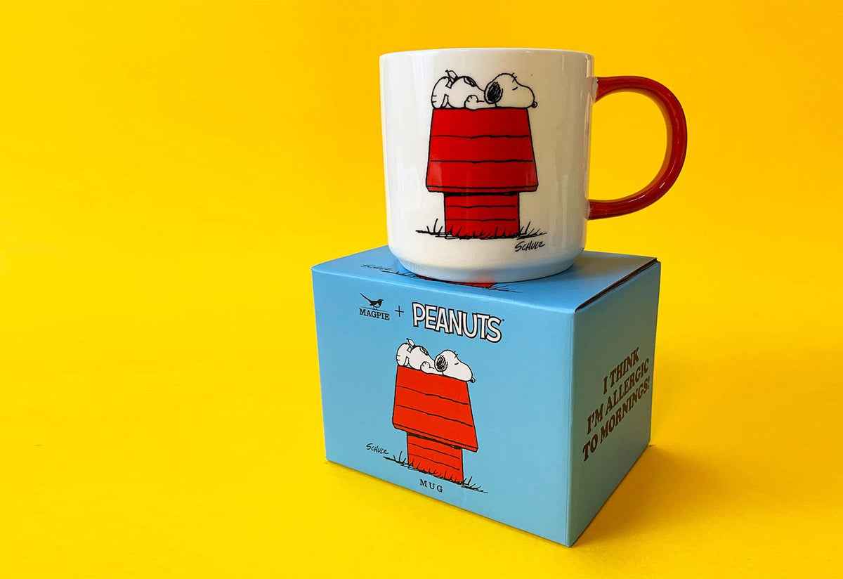 Peanuts Allergic to Mornings Mug, Magpie