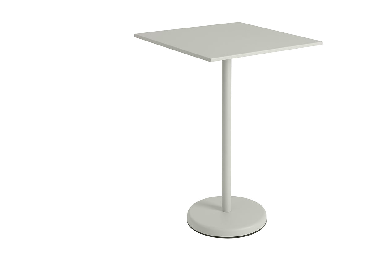 Linear Steel Café Table | Square, Thomas bentzen, Muuto