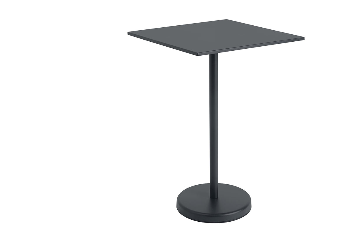 Linear Steel Café Table, Square, Thomas bentzen, Muuto