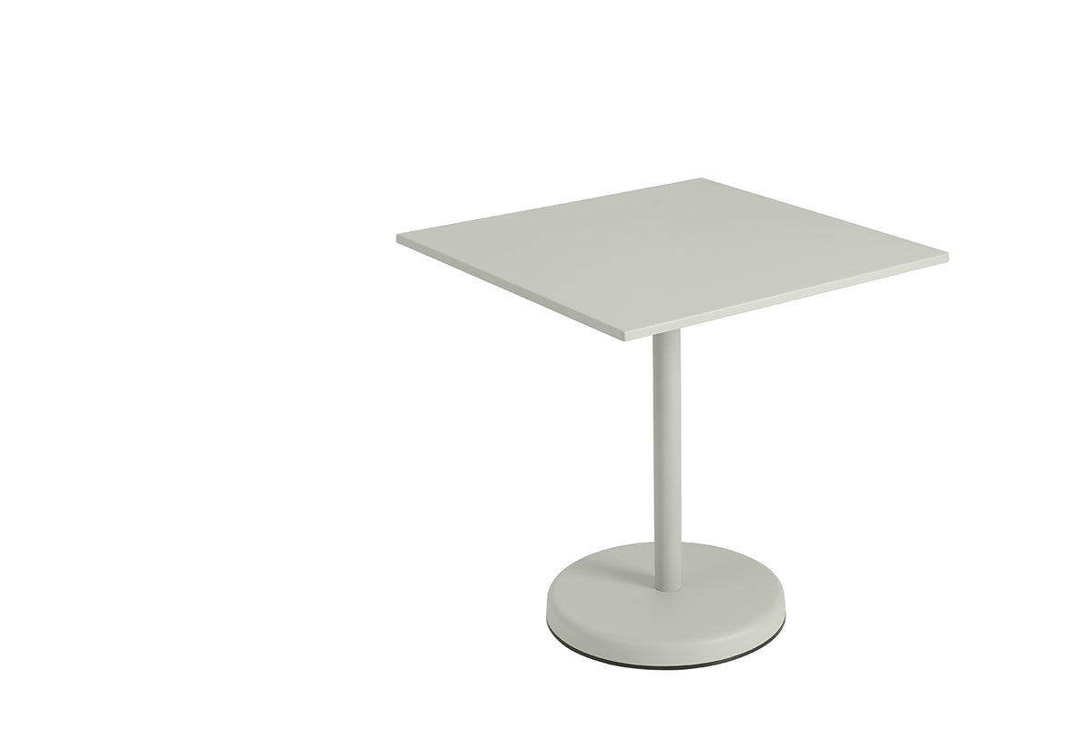 Linear Steel Café Table | Square, Thomas bentzen, Muuto