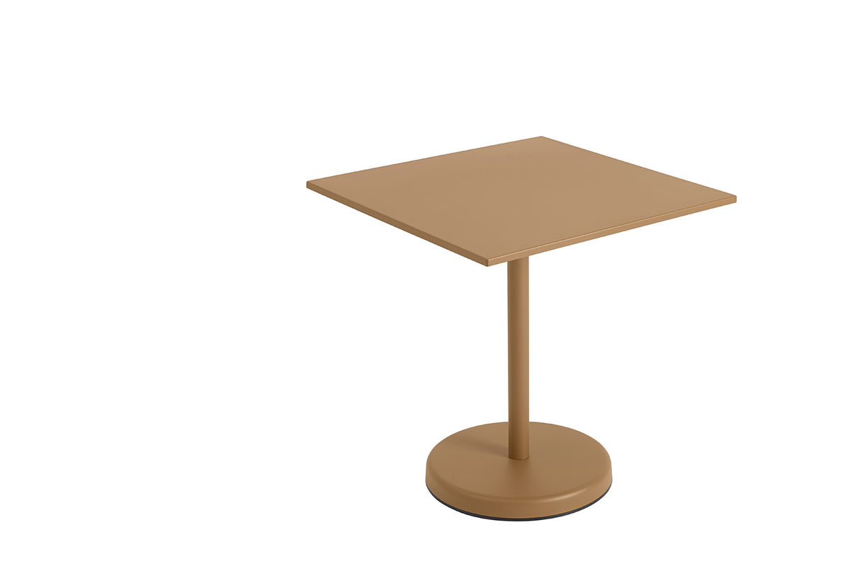 Linear Steel Café Table | Square, Thomas bentzen, Muuto