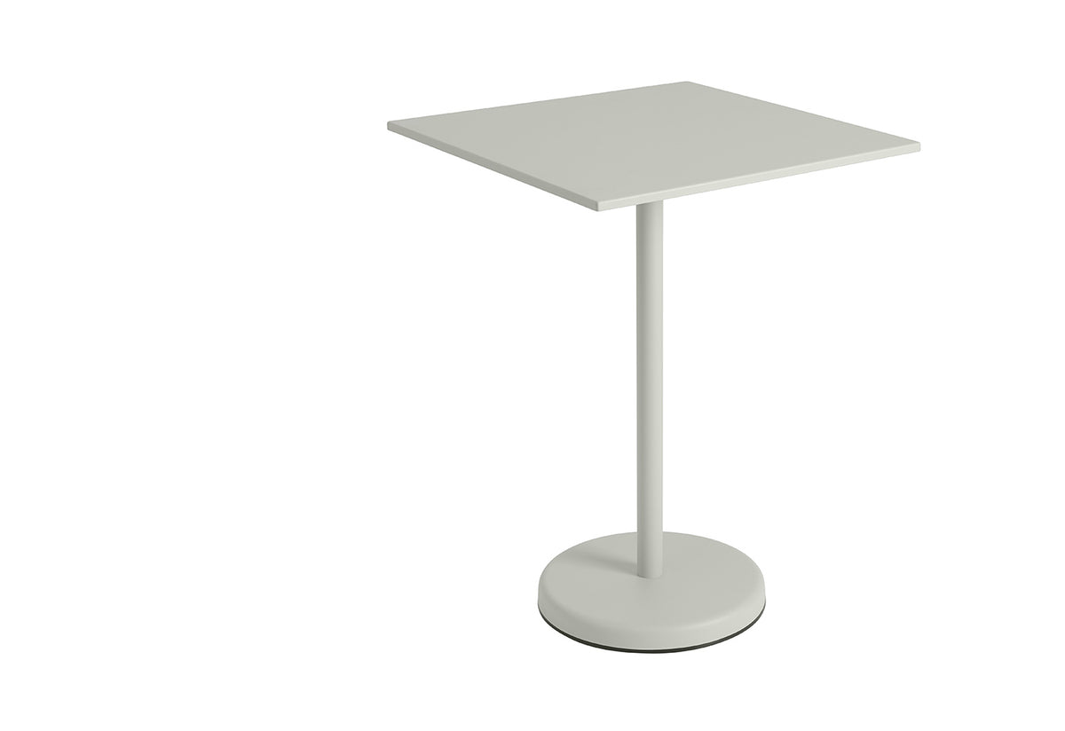 Linear Steel Café Table | Square, Thomas bentzen, Muuto