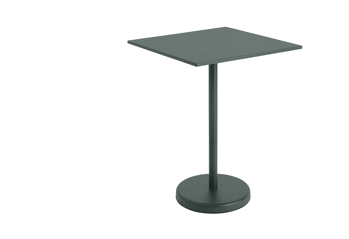 Linear Steel Café Table, Square, Thomas bentzen, Muuto