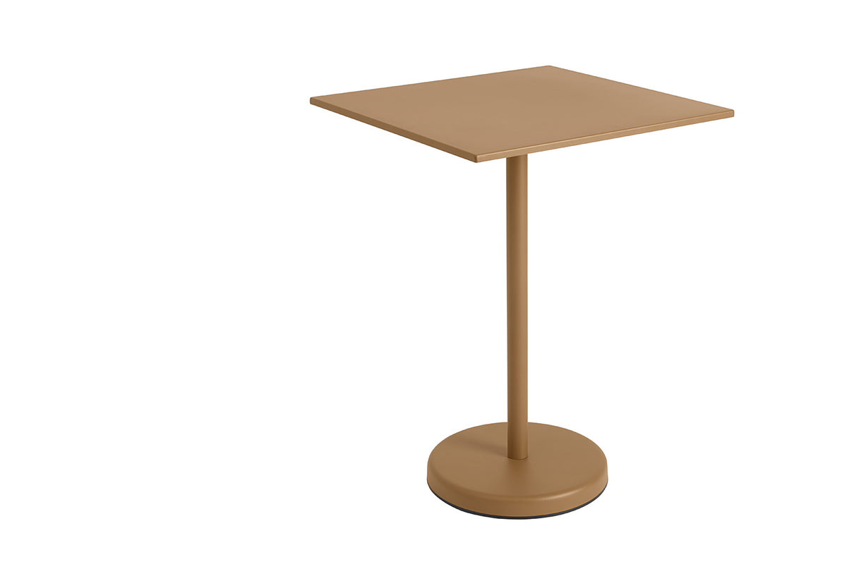 Linear Steel Café Table, Square, Thomas bentzen, Muuto