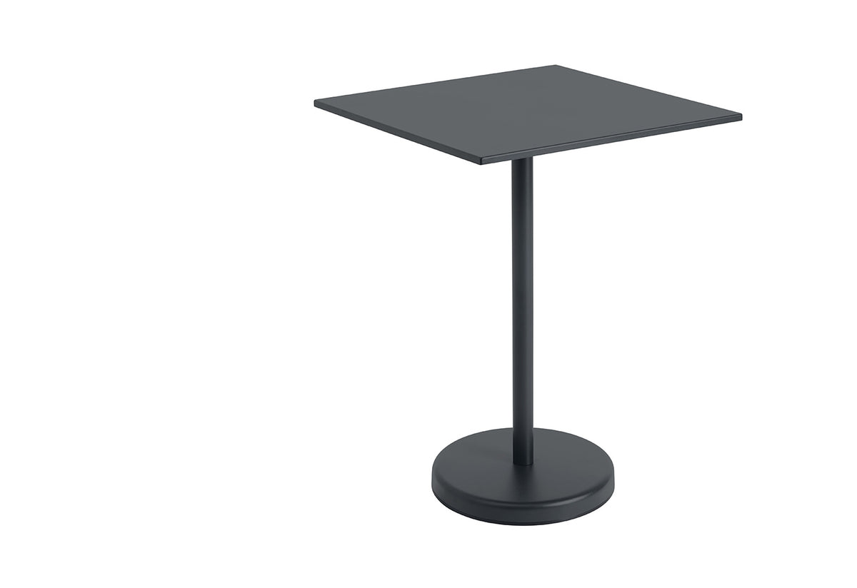 Linear Steel Café Table, Square, Thomas bentzen, Muuto