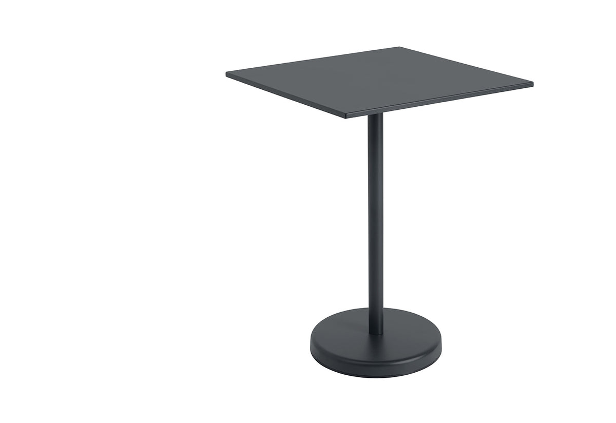 Linear Steel Café Table | Square, Thomas bentzen, Muuto