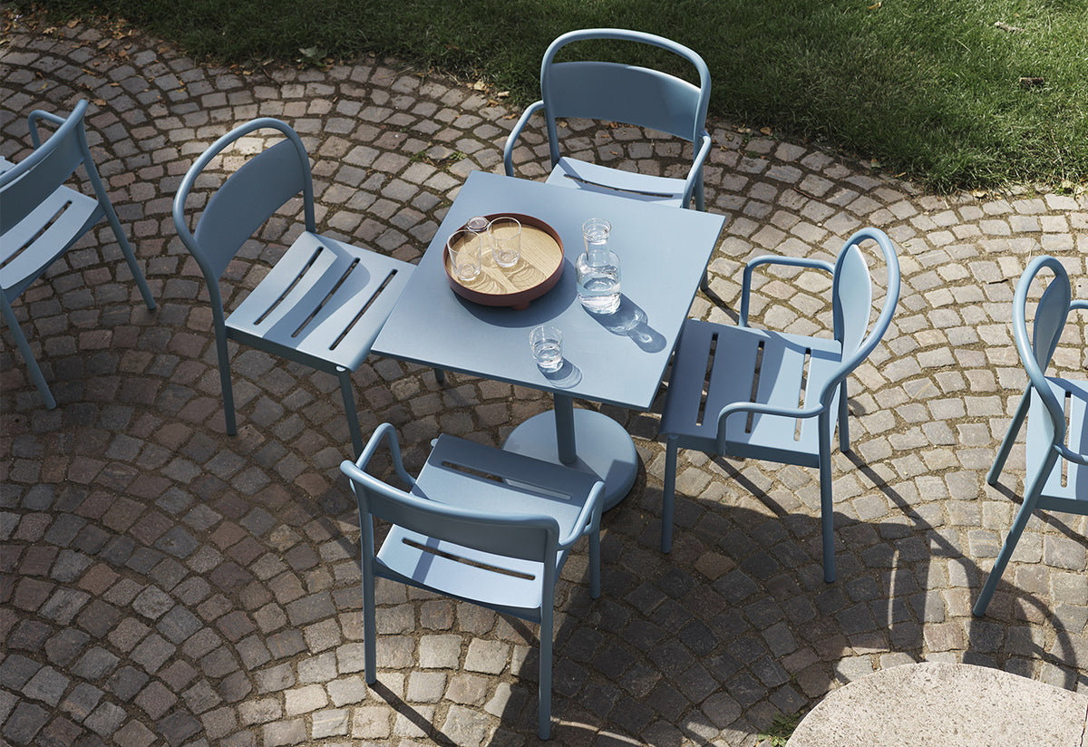 Linear Steel Café Table | Square, Thomas bentzen, Muuto