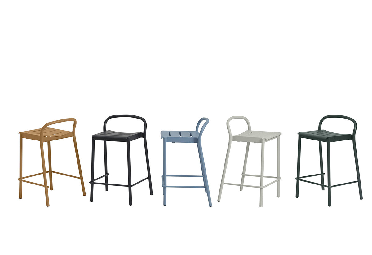 Linear Steel Counter Stool, Thomas bentzen, Muuto