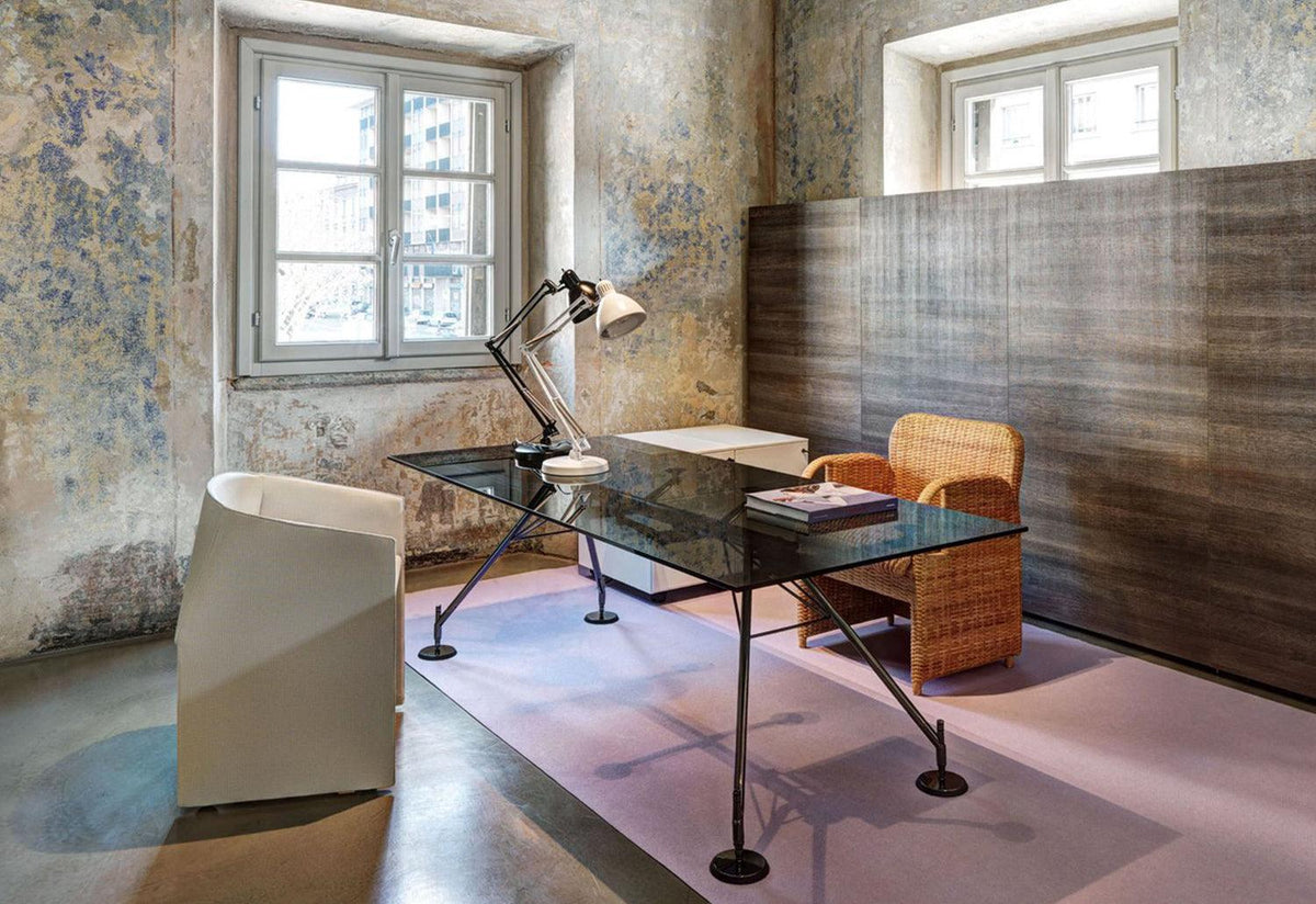 Nomos Rectangular Table, Norman foster, Tecno
