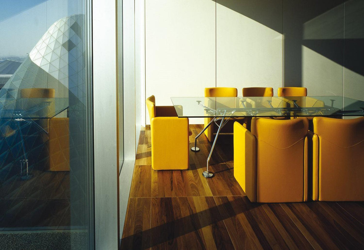 Nomos Rectangular Table, Norman foster, Tecno