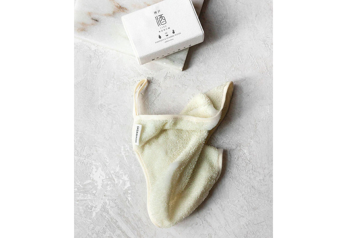 Sasawashi Face Scrub Towel, Sasawashi
