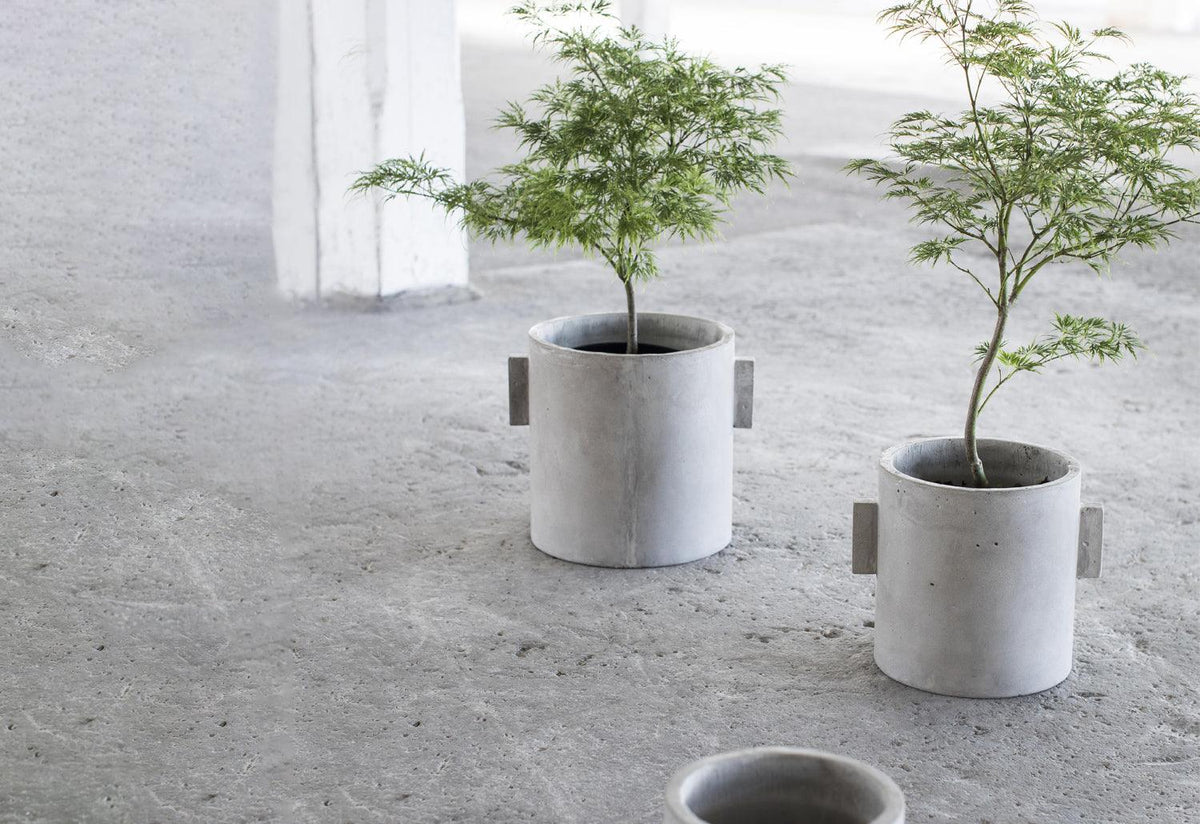 Concrete Round Plant Pot, Medium, Marie michielssen , Serax