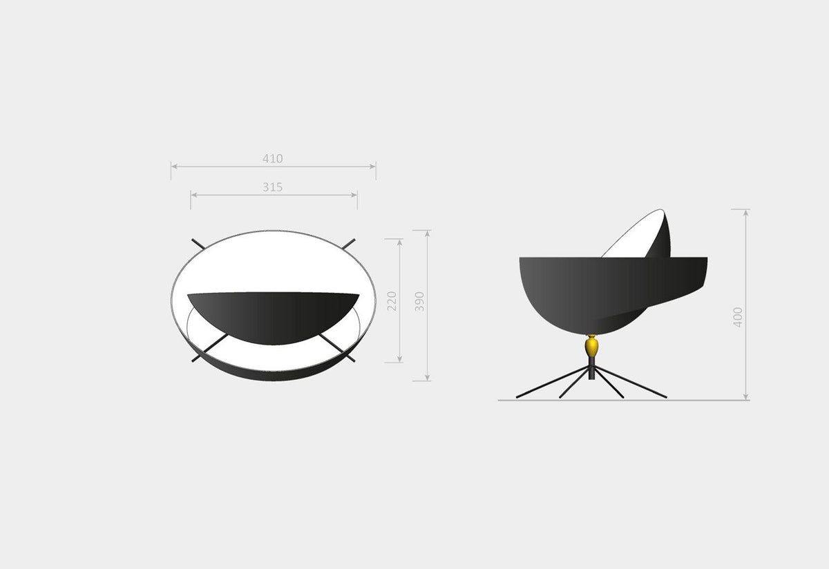 Lampe Saturne, Serge mouille, Serge mouille editions