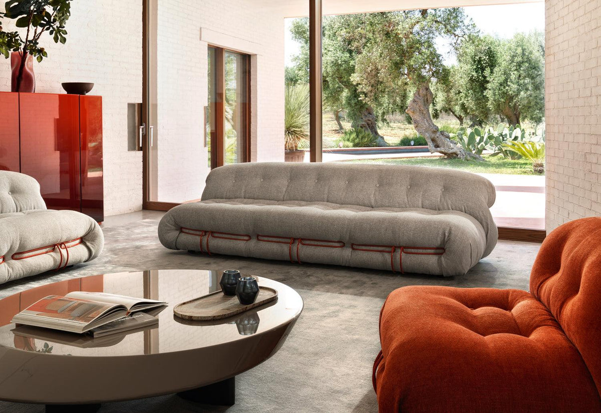 944 Soriana Sofa, Tobia scarpa, Cassina