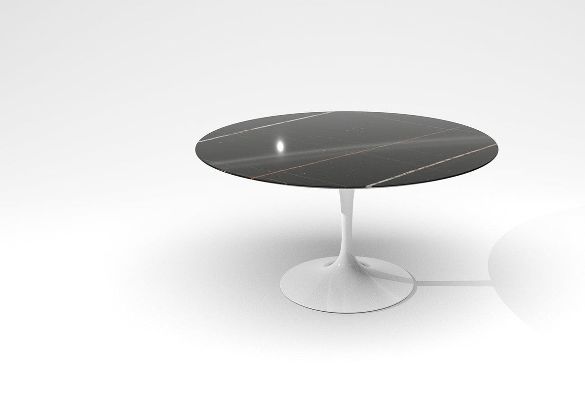 Tulip Dining Table | Round | White Base, Eero saarinen, Knoll
