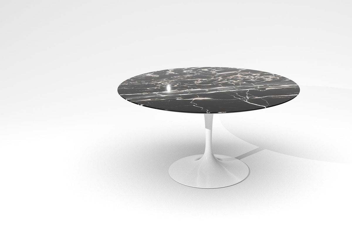 Tulip Dining Table | Round | White Base, Eero saarinen, Knoll