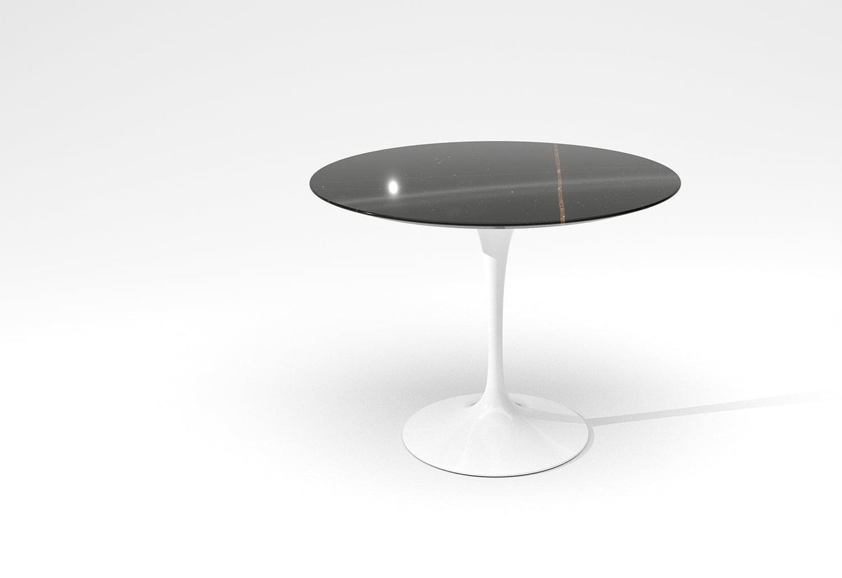 Tulip Round Dining Table - White Base, Eero saarinen, Knoll