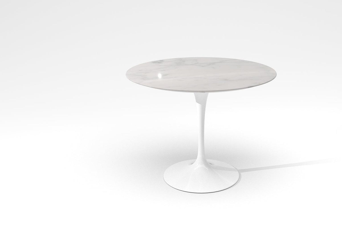 Tulip Round Dining Table - White Base, Eero saarinen, Knoll