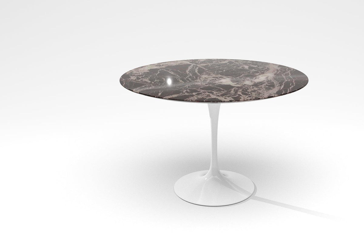 Tulip Round Dining Table - White Base, Eero saarinen, Knoll