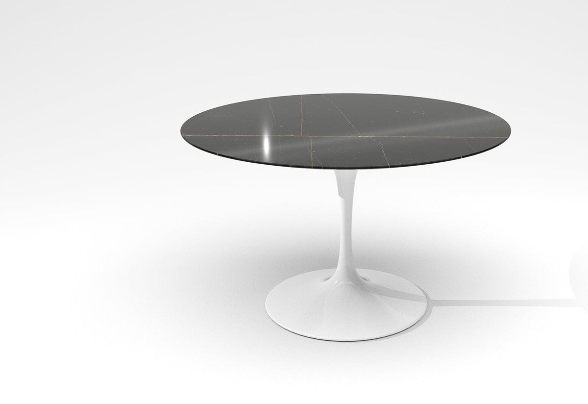 Tulip Round Dining Table - White Base, Eero saarinen, Knoll