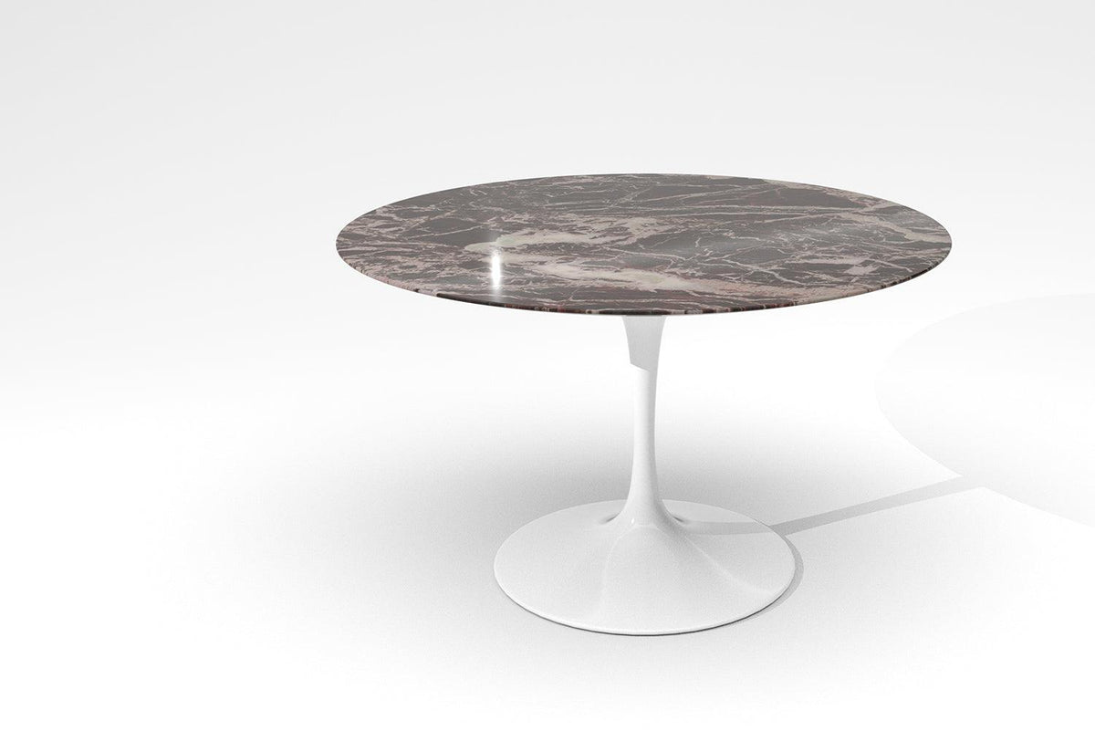 Tulip Round Dining Table - White Base, Eero saarinen, Knoll