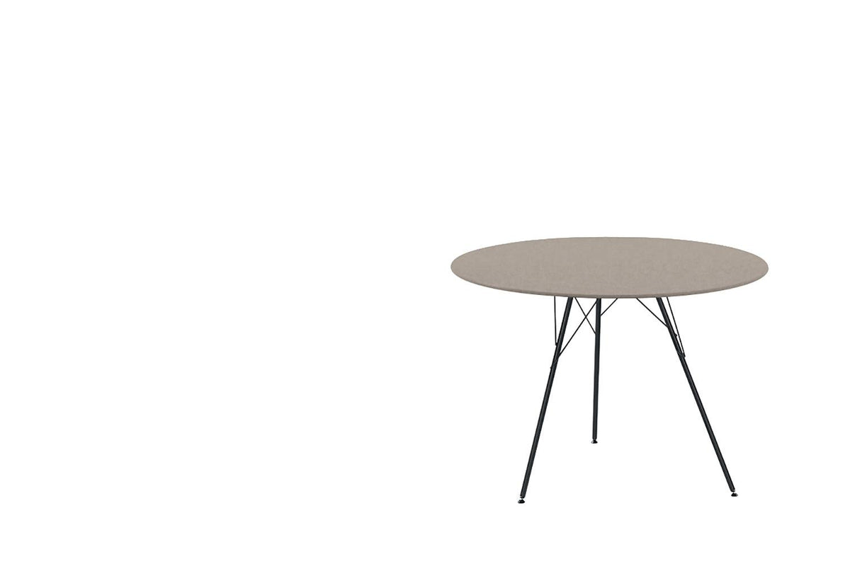 Leaf outdoor table round, Lievore altherr molina, Arper