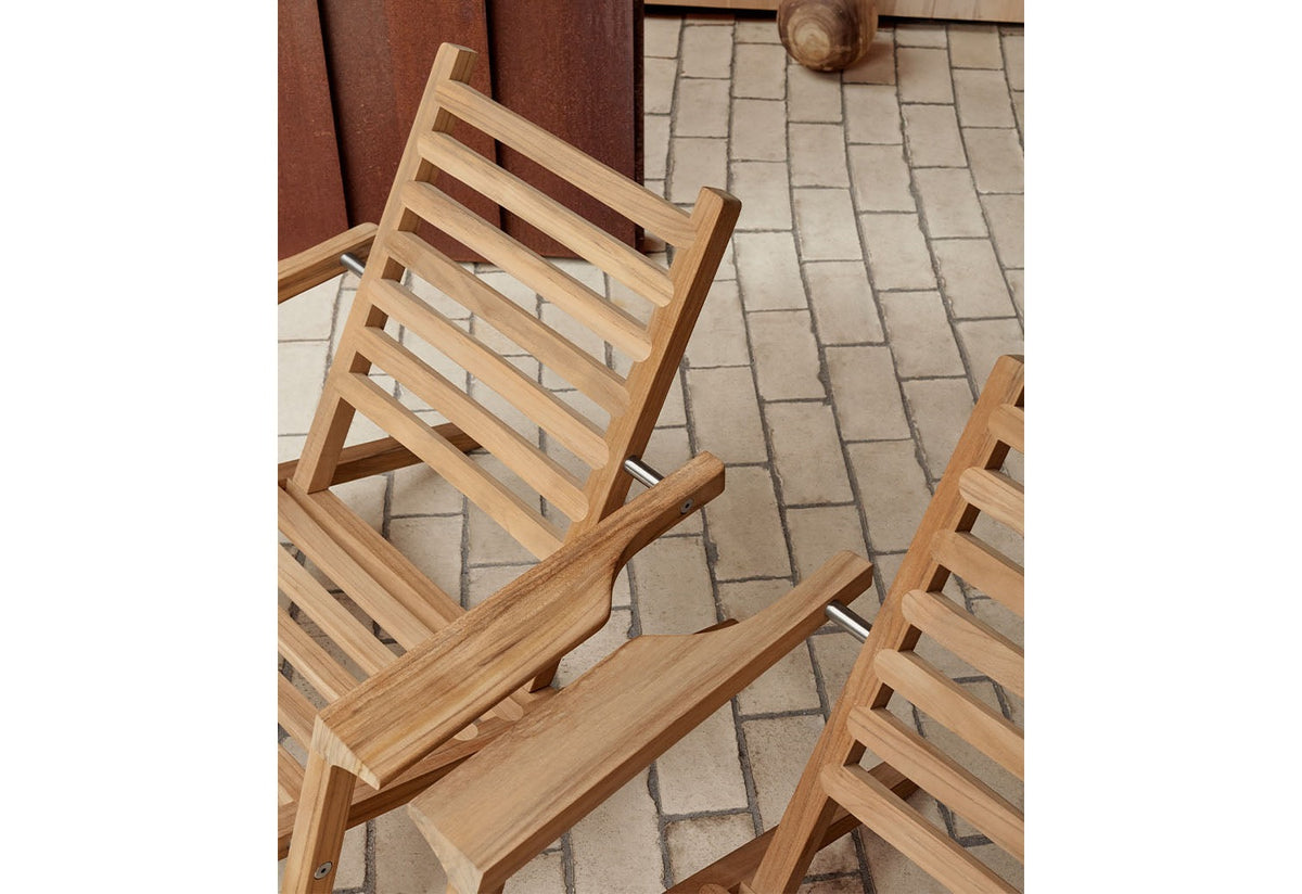 AH603 Outdoor Deck Chair, Alfred homann, Carl hansen and son