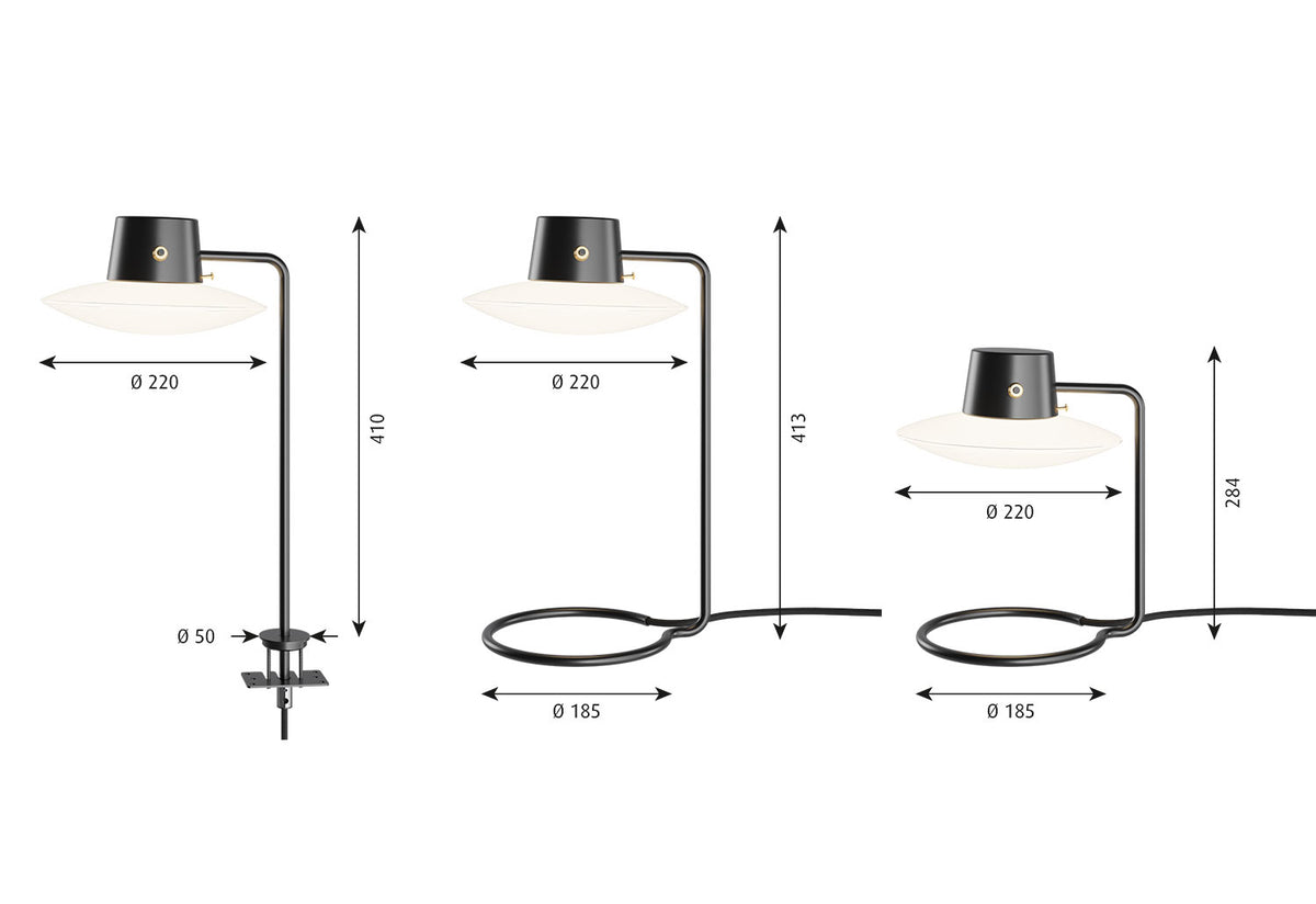 AJ Oxford Table Lamp, Arne jacobsen, Louis poulsen