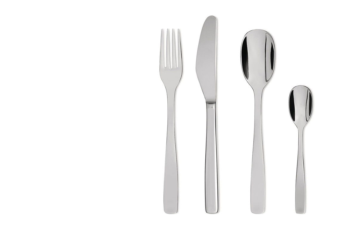 KnifeForkSpoon Cutlery Set, 24 pieces, Jasper morrison, Alessi