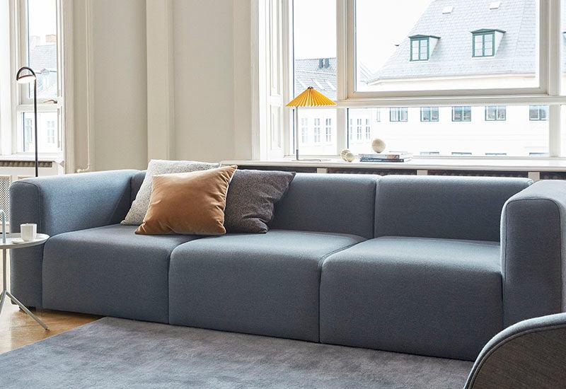 The Hay Mags 3 sofa in a living room setting.