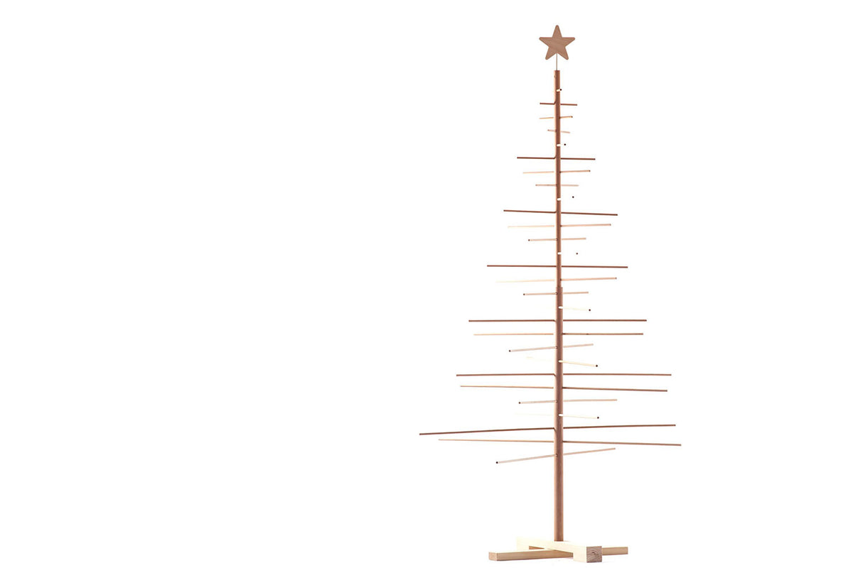 Wooden Tree with Star
