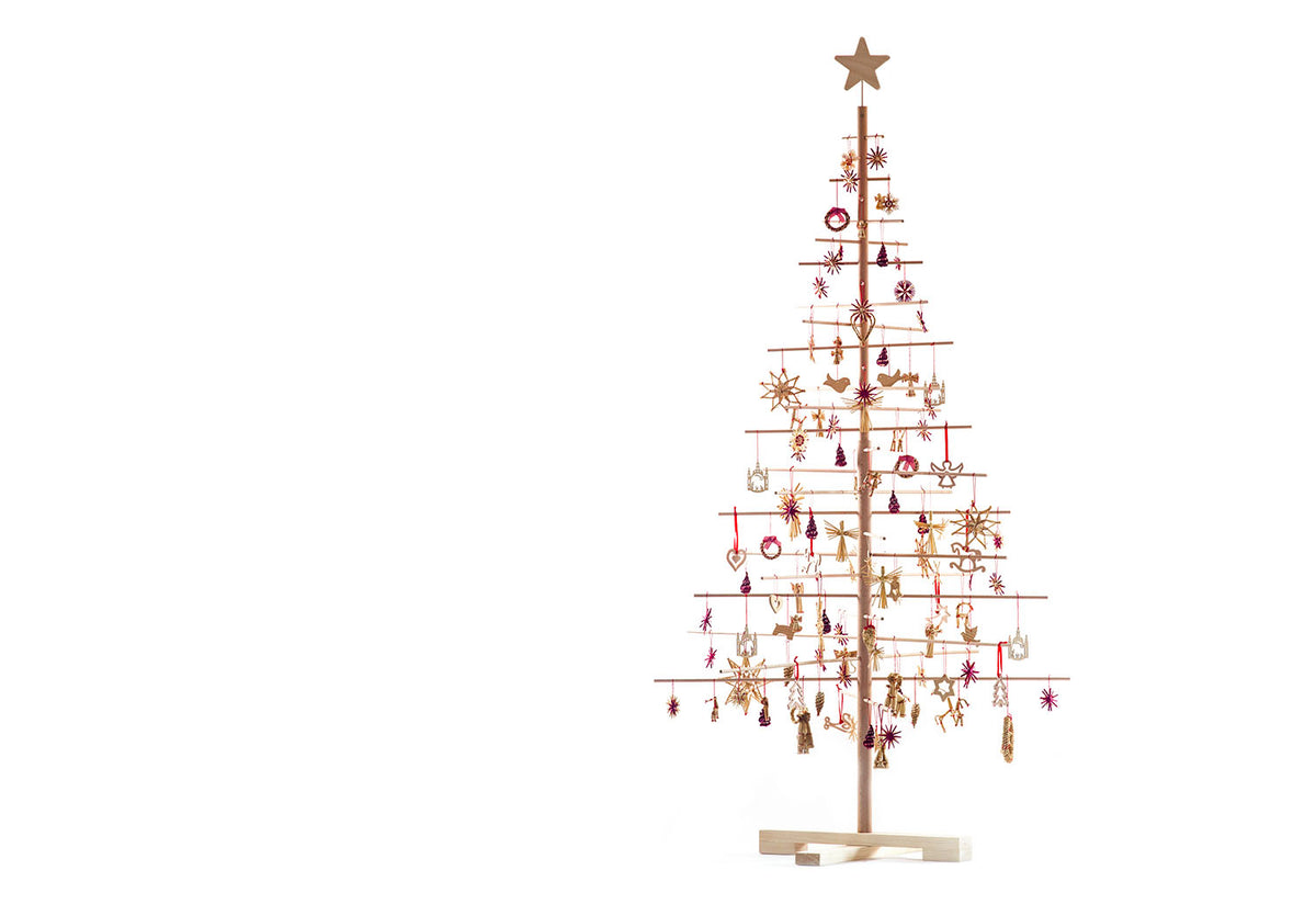 Wooden Tree with Star