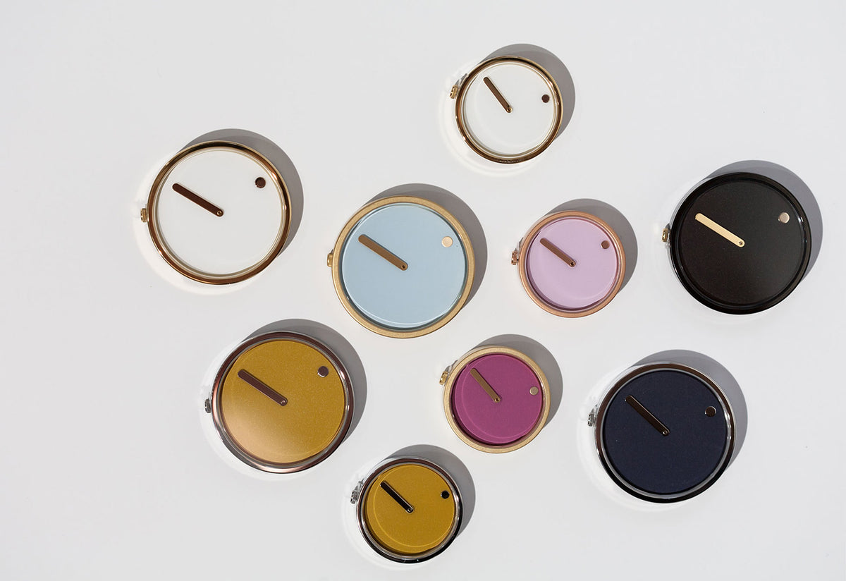 Picto Watch | Yellow Leather Strap, Picto