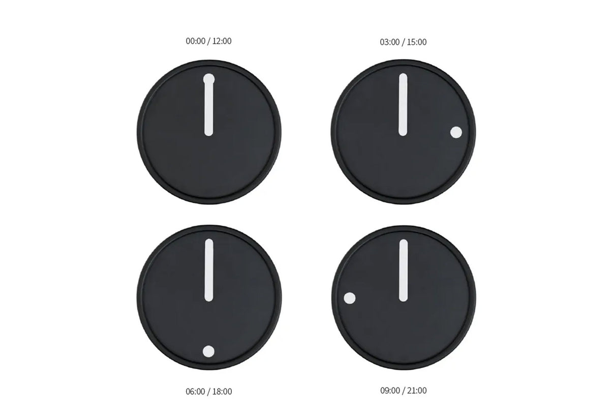 Picto Watch | Yellow Leather Strap, Picto