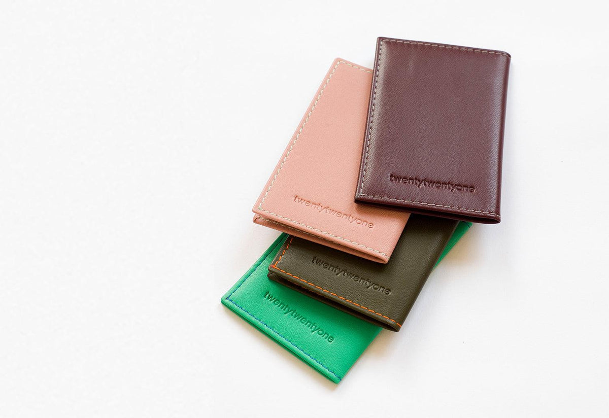 Leather Card Wallet, Twentytwentyone