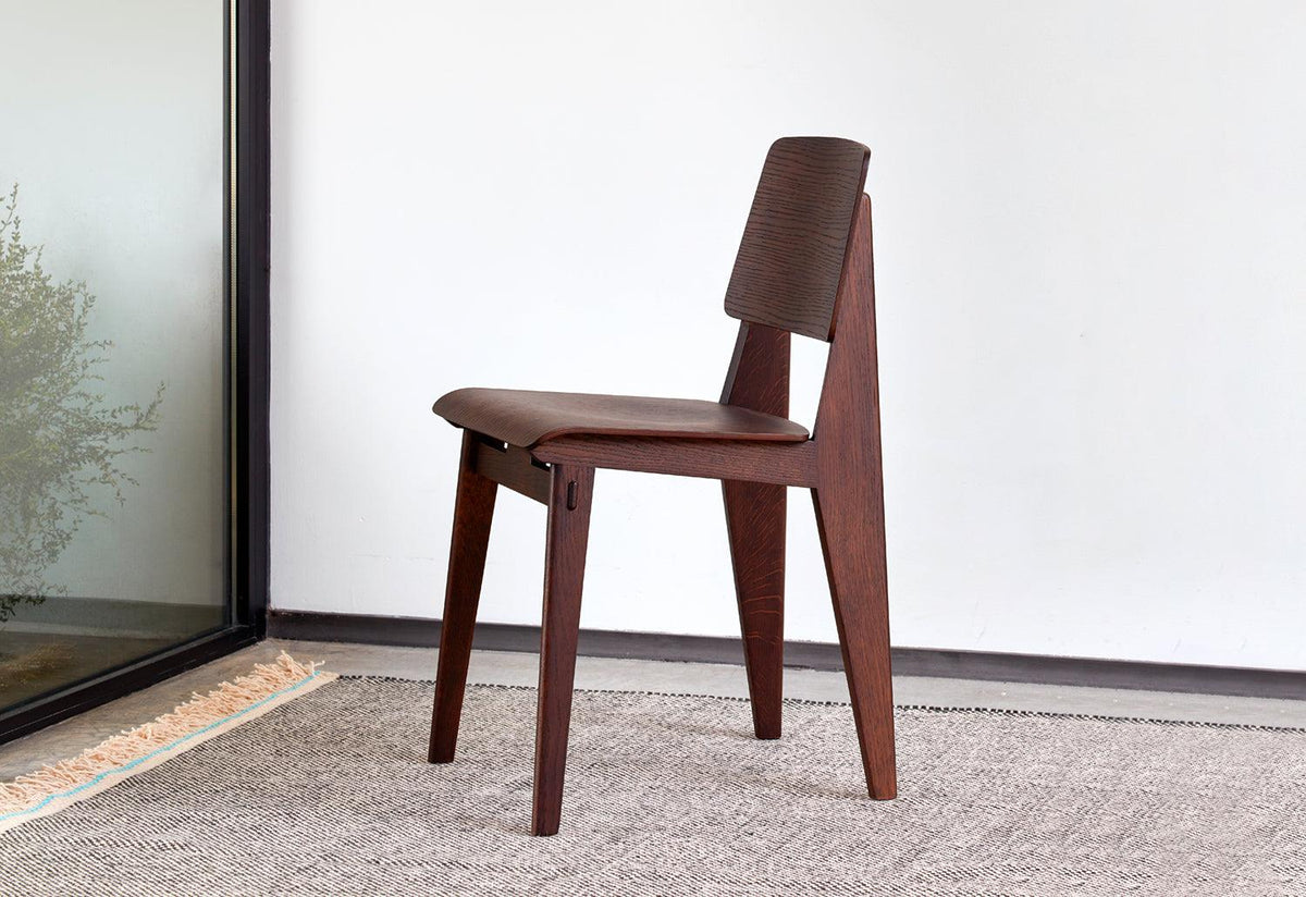 Chaise Tout Bois Chair, Jean prouvé, Vitra